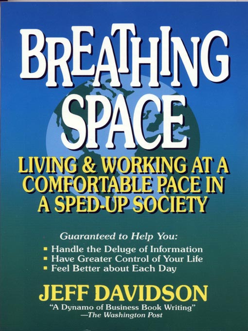 Upplýsingar um Breathing Space eftir Jeff Davidson - Biðlisti